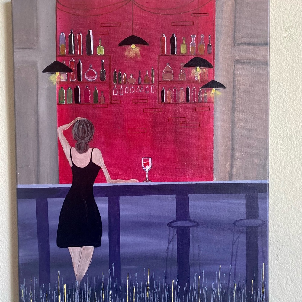 Abstract woman painting - Picture 1 of 4